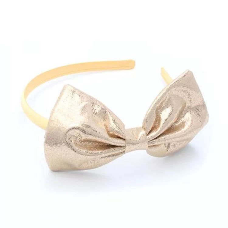 Picture of 8527 1CM WIDE METALLIC SHIMMER BOW ALICEBAND